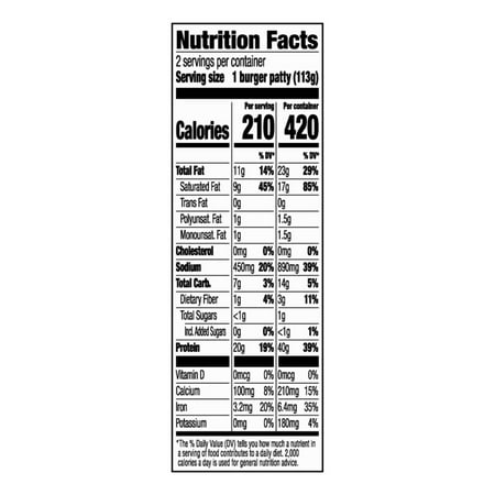 Gardein Ultimate Plant-Based Burger - 2 burger package, 8oz