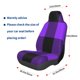 thumbnail image 3 of Fotbe Purple Buffalo Plaid Funda para Asiento de Auto con Estampado – Impermeable y Antisudor – Ajuste Universal, Lavable a Máquina, Antideslizante (1 Pieza), 3 of 5