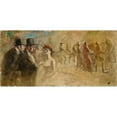 thumbnail image 3 of Jean-Louis Forain 14x9 Black Modern Framed Museum Art Print Titled - After the Dance, 3 of 5