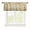 Color 4, variant on Rdsfhsp Botanical Wildflowers Sketch Window Valance Vintage Floral Short Curtain Rod Pocket for Kitchen