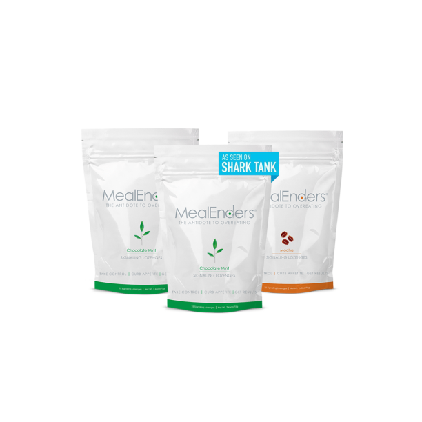 MealEnders Signaling Lozenges for Appetite Control, Choc. Mint & Mocha
