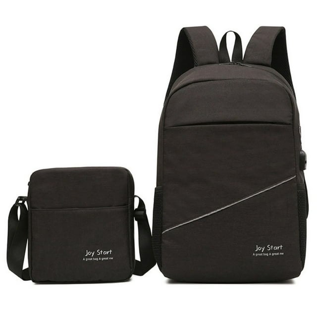 Coofit Laptop Backpack USB Earphone Hole Casual Backpack Travel Backpack with Purse
