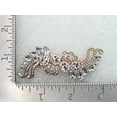 thumbnail image 3 of Faship Gorgeous Clear Crystal Floral Hair Barrette Clip, 3 of 4