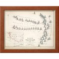 thumbnail image 2 of Map of the Battle of Trafalgar, Published by William Blackwood and Sons, Edinburgh and London, 1848, Transportation Framed Art Print Wall Art by Alexander Keith Johnston Sold by Art.Com, 2 of 5