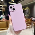 thumbnail image 2 of Phone Case for iPhone 13 6.1 inches Soft TPU  Edges Camera Lens Full Body Protection Shockproof Phone Cover for Women Girls Boy Men (Light Purple), 2 of 6