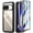 Black/Clear, variant on Poetic Guardian Case for Google Pixel 10/10 Pro 5G, Built-in Screen Protector [Work with Fingerprint ID], [2 Front Frame] [Wireless Charge] Full Body Shockproof Rugged Clear Cover Case, Blue/Clear