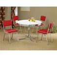 thumbnail image 3 of Bowery Hill Dining Side Chair in Red and Chrome, 3 of 3