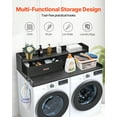 thumbnail image 2 of VEVOR Washer Dryer Countertop 54x27" Laundry Topper Cover with 2 Drawers & Shelf, 2 of 9