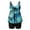 Blue, variant on FhsagQ Swimsuit Sets for Women Crotchless Women Swimsuits for Women Two Piece Bathing Suits Floral Print Tank Top With Boyshorts Tummy Control Swimming Suits White L