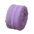 thumbnail image 1 of Bewildely Volumen 9.1m 40mm Tela Encaje Bordado Bilateral Cinta Ribete Costura Decoración del hogar violeta Bewildely JJ21331-05, 1 of 6