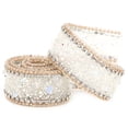 thumbnail image 4 of Diamond Ribbon2.5cm DIY Diamond Mesh Rhinestones Ribbon Crystal Chain Trim Ribbon Convenient Use, 4 of 8