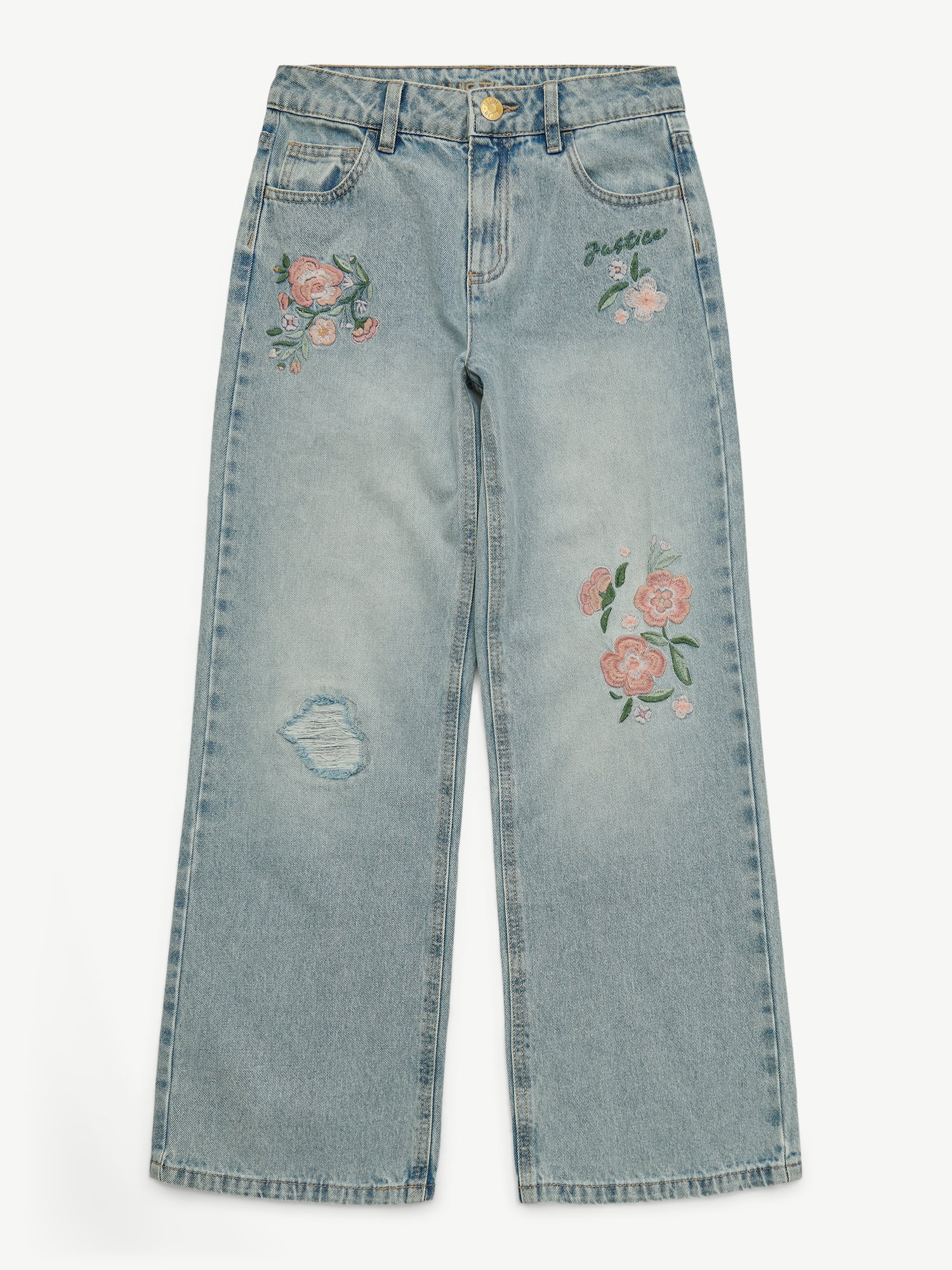 Justice Girls Embroidered Jean, Sizes 6-18
