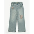 thumbnail image 5 of Justice Girls Embroidered Jean, Sizes 6-18, Slim & Plus, 5 of 10