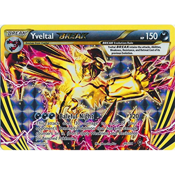 Juego de cartas coleccionables Pokémon Pokémon Yveltal Break Holo