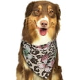 thumbnail image 6 of Naloa Leopard Dots Dog Bandanas 1PC Washable Triangle Dog Scarfs Premium Durable Fabric, for Small Medium Large Dogs and Cats, 6 of 6