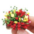 thumbnail image 5 of Planta en miniatura con flores artificiales para casa de muñecas 1/12, 5 of 5