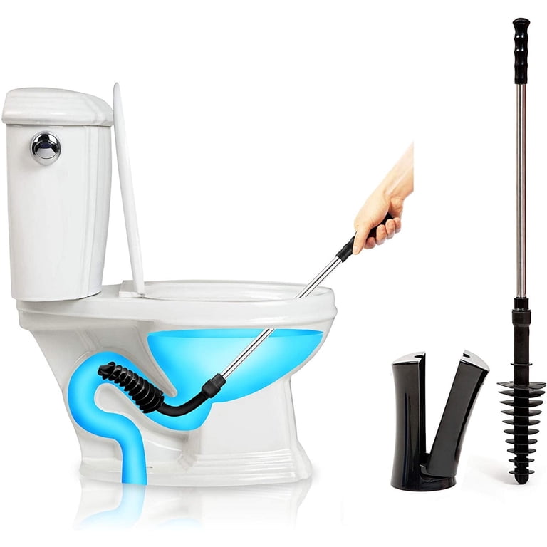 Toilet Plunger With Squeegee and Caddy Holder photo 7