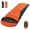 Orange, variant on QEZER Adult 3-Season (40℉-53℉) Portable Ultralight Down Sleeping Bag for Camping, Hiking & Backpacking