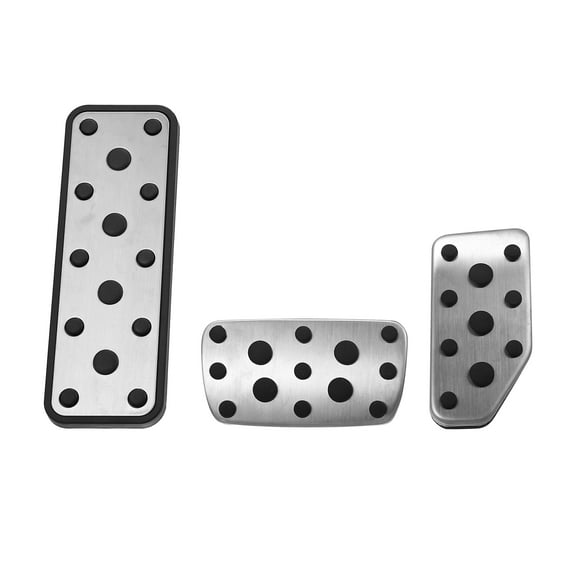3pcs Foot Pedal Brake Gas Pedal Pad Footrest Pedal Non Slip for Subaru Crosstrek XV Impreza Forester Legacy Outback