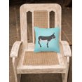 thumbnail image 2 of Blue Check Themed Fabric Decorative Pillow, 2 of 2