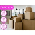 thumbnail image 6 of 2" 110 yds Brown Heavy Duty Packaging Tape 6PK Brown Transparent All-Purpose Glossy Material for Office, School and Home Carton Sealing Tape for Shipping and Moving by WholesaleArtsFrames-com, 6 of 6