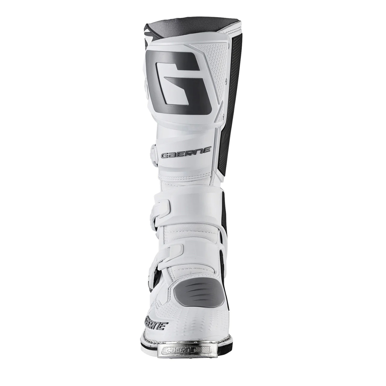 Gaerne SG12 Mens MX Offroad Boots White/Silver 13 USA - image 3 of 9