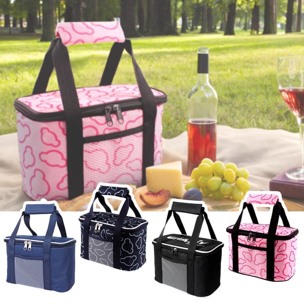 Fiudx Bolsa Térmica Térmica de 5 L, Bolsa de Almuerzo a Prueba de Fugas, Diseño Reutilizable, Ideal para La Oficina, La Escuela, Picnic, Senderismo, Tamaño Compacto, Poliéster Duradero, Ideal para Co