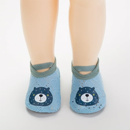 

Hunpta Toddler Shoes Animal Kids Boys Socks Barefoot Aqua Shoes Socks Non Slip Girls Floor Cartoon Mesh Infant Sneakers Shoes
