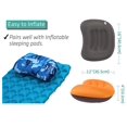 thumbnail image 4 of Ultralight Inflating Travel/Camping Pillows - Aluft 1.0 Compressible, Compact, Inflatable, Comfortable, Ergonomic Pillow for Neck and Lumbar Support While Camp, Hike, Backpacking Orange, 4 of 6