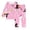 H175 Pink, variant on SJLDQY Halloween Girls Pajama Sets Long Sleeve Shirts Pants 2 Piece Pj Sets Hallowmas Printed Sleepwear Comfy Loungewear Sets for Girls