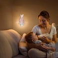 thumbnail image 5 of Lighted Easter Rabbits Tree, Ceramics Glowing Rabbits Tree Figurines Lighted Easter Rabbits Tabletop Tree with Colorful Lamp, Tabletop Rabbit Tree for Spring Easter Holiday Decor, 5 of 8