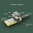 thumbnail image 3 of Garlic Mincer Garlic Press Stainless Steel Garlic Crusher Handheld Garlic Rolling Crusher Kitchen Gadget Tool (1PCS), 3 of 5