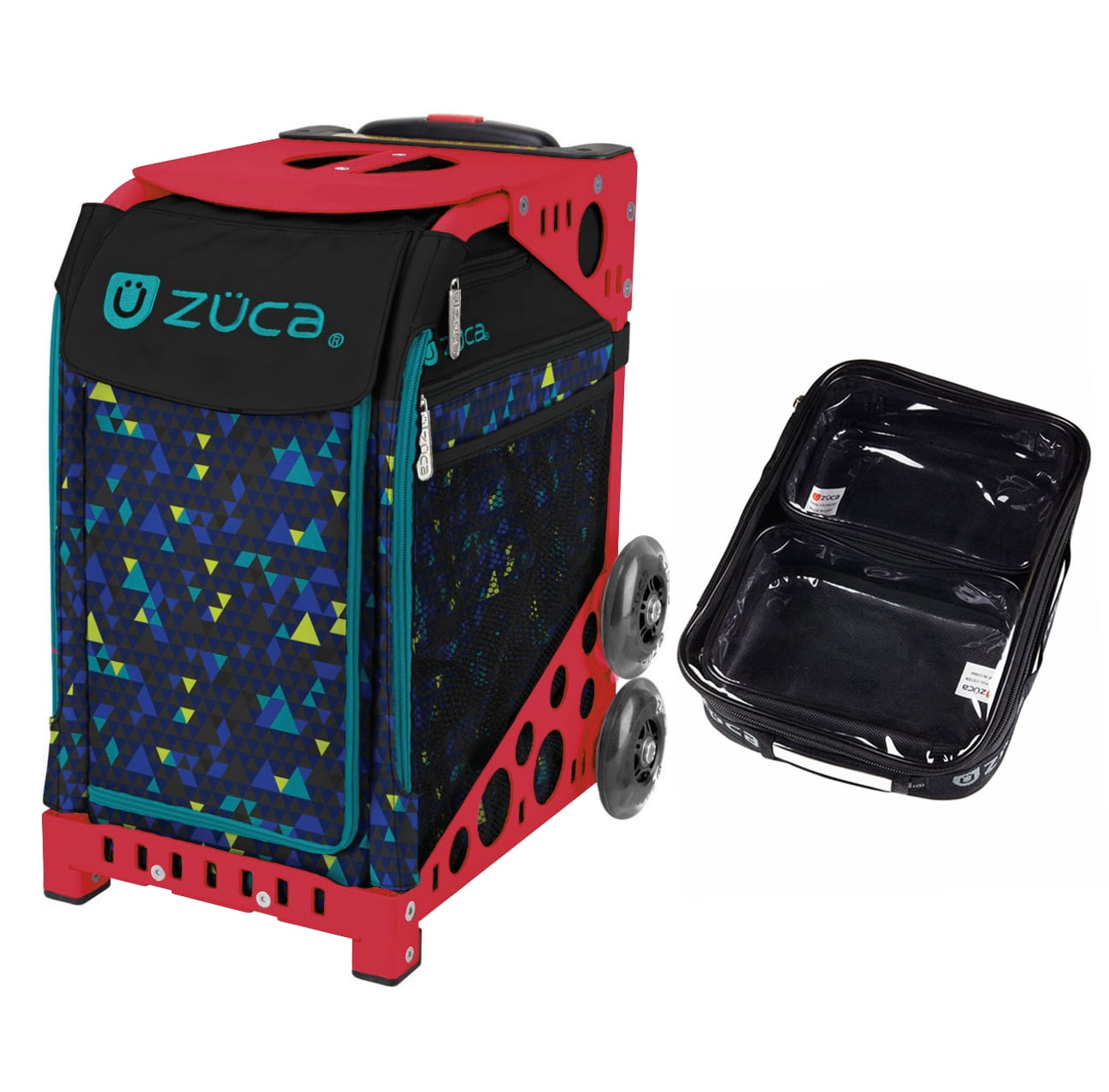 Zuca 18" Sport Bag Nexus with 1 Large and 2 Mini Utility Pouch (Red Frame)