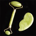 thumbnail image 3 of Banzch 2pc Natural Facial Beauty Massage Tool Jade Roller Face Thin Set,Mothers Day Gifts, 3 of 4