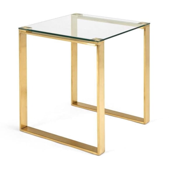 Home Gear End table Gold Base