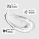 thumbnail image 2 of ANCIRS Paquete de 30 maquinillas de afeitar para cejas para mujeres, maquillaje facial, herramienta de afeitar en forma de T para cejas, kit de recorte de cejas de acero inoxidable para niñas, 24 mora, 2 of 5