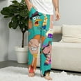 thumbnail image 4 of Phineas And Ferb Pajamas Pants 3D Printing Wide Leg PJ Pant Loungewear Casual Comfy Sleepwear Lounge Pants for Men Women5XL, 4 of 9