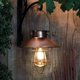 thumbnail image 1 of Vintage hanging metal solar lantern with warm LED lights for garden, patio, tree, solar lighting for landscape,, 1 of 5