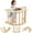 Natural, variant on OLAKIDS Climbing Arch for Toddlers, 5 in 1 Wooden Indoor Kids Climber Rocker Montessori Sensory Table with Foldable Storage Bin, Baby Pikler Toy Set Gym Learning Crawling Gift for Children