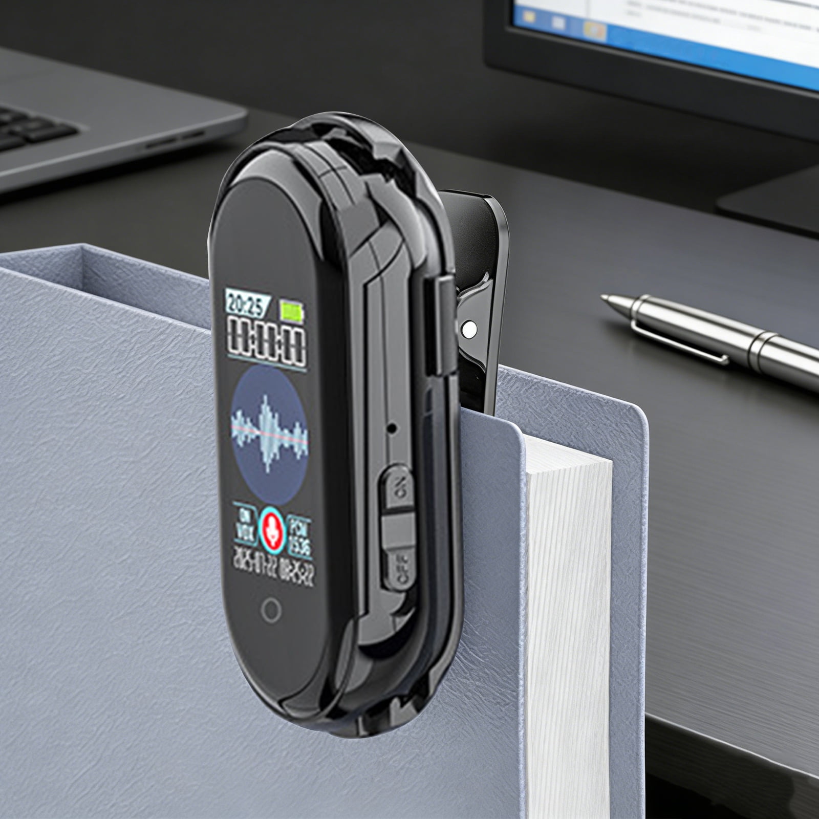 3-In-1 Portable Voice Recorder with Noise Cancellation, 64GB Smart High-Definition Recording Device, TYPE-C Charging, Ideal for Lectures, Interviews, Meetings, And Classes