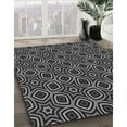thumbnail image 3 of Ahgly Company Machine Washable Indoor Square Transitional Midnight Gray Area Rugs, 6' Square, 3 of 7