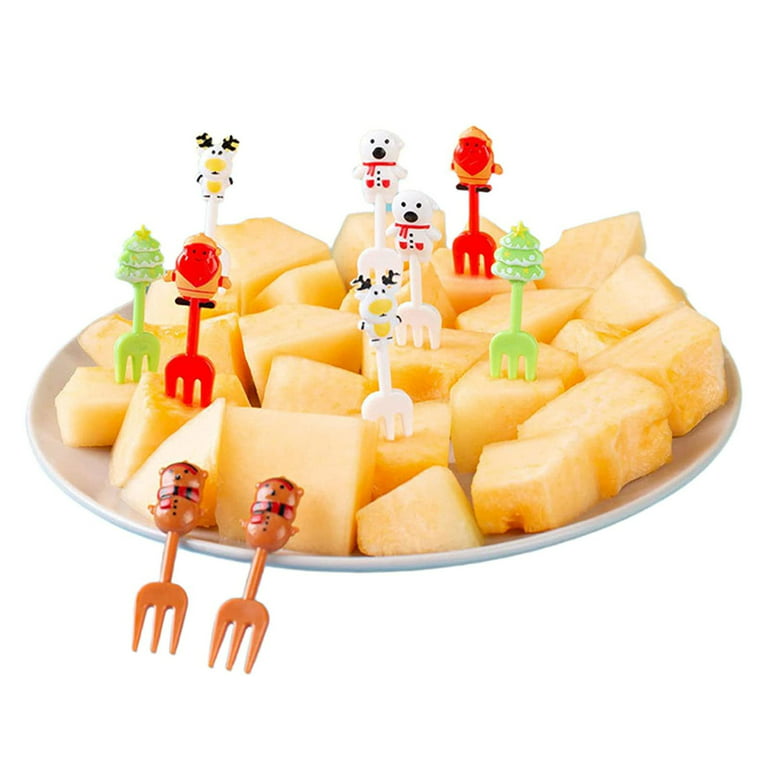 Mini Forchette di Frutta,Forchette Frutta Bambini,Forchetta per