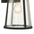 thumbnail image 4 of John Timberland Clement Mission Outdoor Wall Light Fixtures Set of 2 Cast Iron Black 15" Clear Seedy Glass for Post Exterior Barn Deck House Porch, 4 of 9