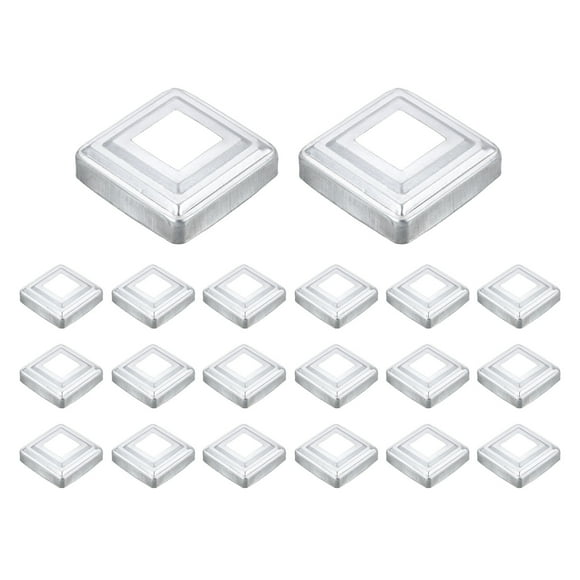 20Pack Post Base Cover, 3x3 Metal Integral Style Post Skirt Porch Column Wrap(1.2x1.2)