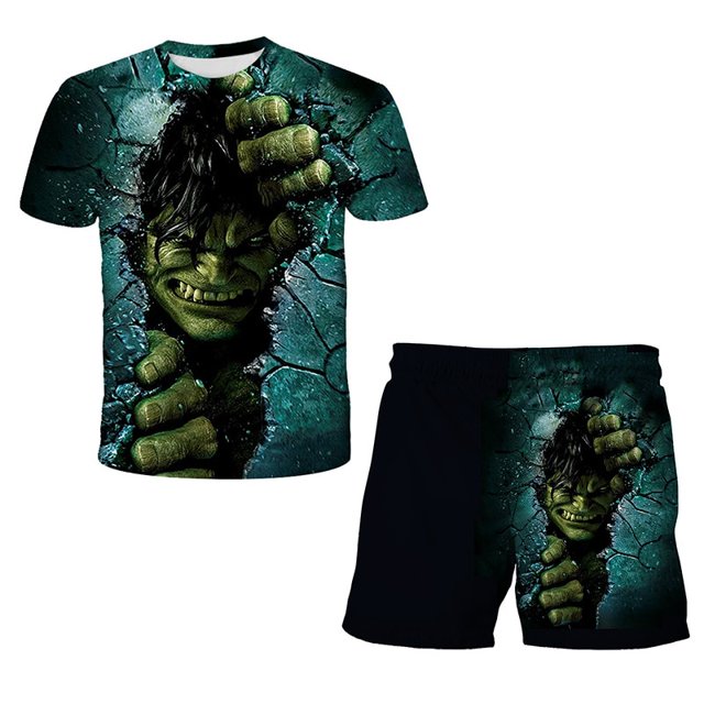 Graphic T-Shirt Children's Clothes for Girls Boutique Outfits Marvel Heroes Spiderman Baby Shark Boys Outfit Set Girl 2022 Kids4T Gong Bohan LED