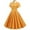 Yellow, variant on Bigersell Mini Dress Woman Fashion Solid Contrast High Neck Doll Collar Lapel Mid Length Dress Big & Tall Cocktail Dress Style 4970, Female High Low Dresses Light Blue M