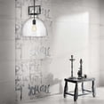 thumbnail image 2 of Dainolite Liberty 1-Light 60W Pendentif en Verre Incandescent Clair/noir Mat, 2 of 2