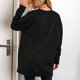 thumbnail image 5 of Moda mujer casual manga larga señoras sudaderas sueltas tops sólidos Fridja ghj987+181, 5 of 6