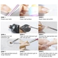 thumbnail image 1 of Shiny Nail Extension Gel Kit with Glitter UV Extension Gels Brush False Nail Tips Nail Extension Tips Clip Manicure Tool Set, 1 of 4