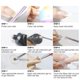 thumbnail image 1 of Shiny Nail Extension Gel Kit with Glitter UV Extension Gels Brush False Nail Tips Nail Extension Tips Clip Manicure Tool Set, 1 of 4